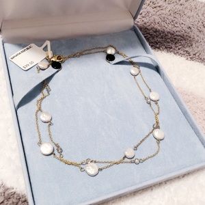 Gold and Pearl Necklace